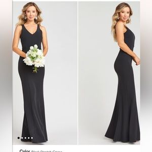 Show me your Mumu black Morgan Gown